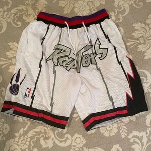 Just Don Hardwood Classics Raptors Basketball Shorts